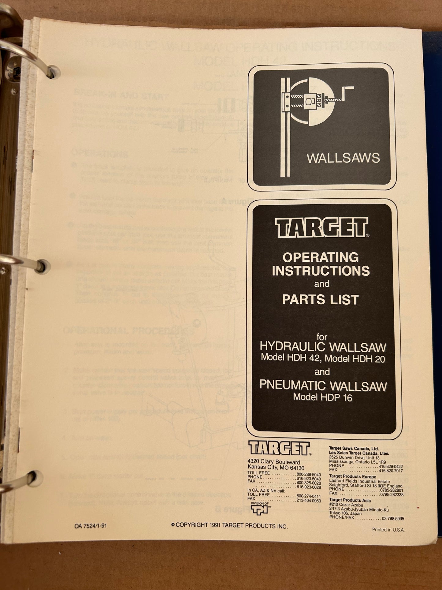 XANDER Target _ Saws & Etc Manuals vol 1