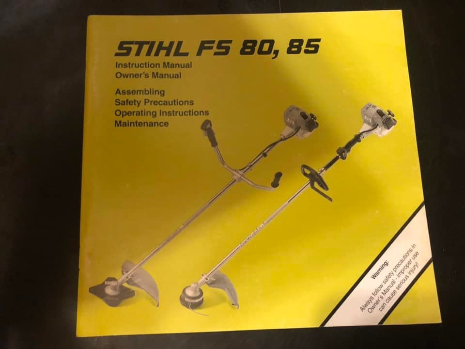 Stihl _ FS 80, 85 Instructions & Owner’s Manual