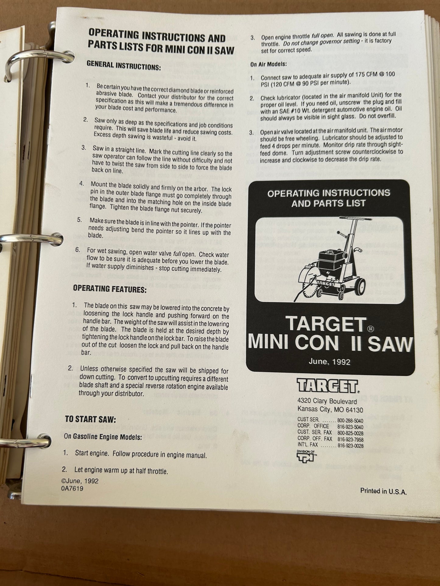 XANDER Target _ Saws & Etc Manuals vol 1