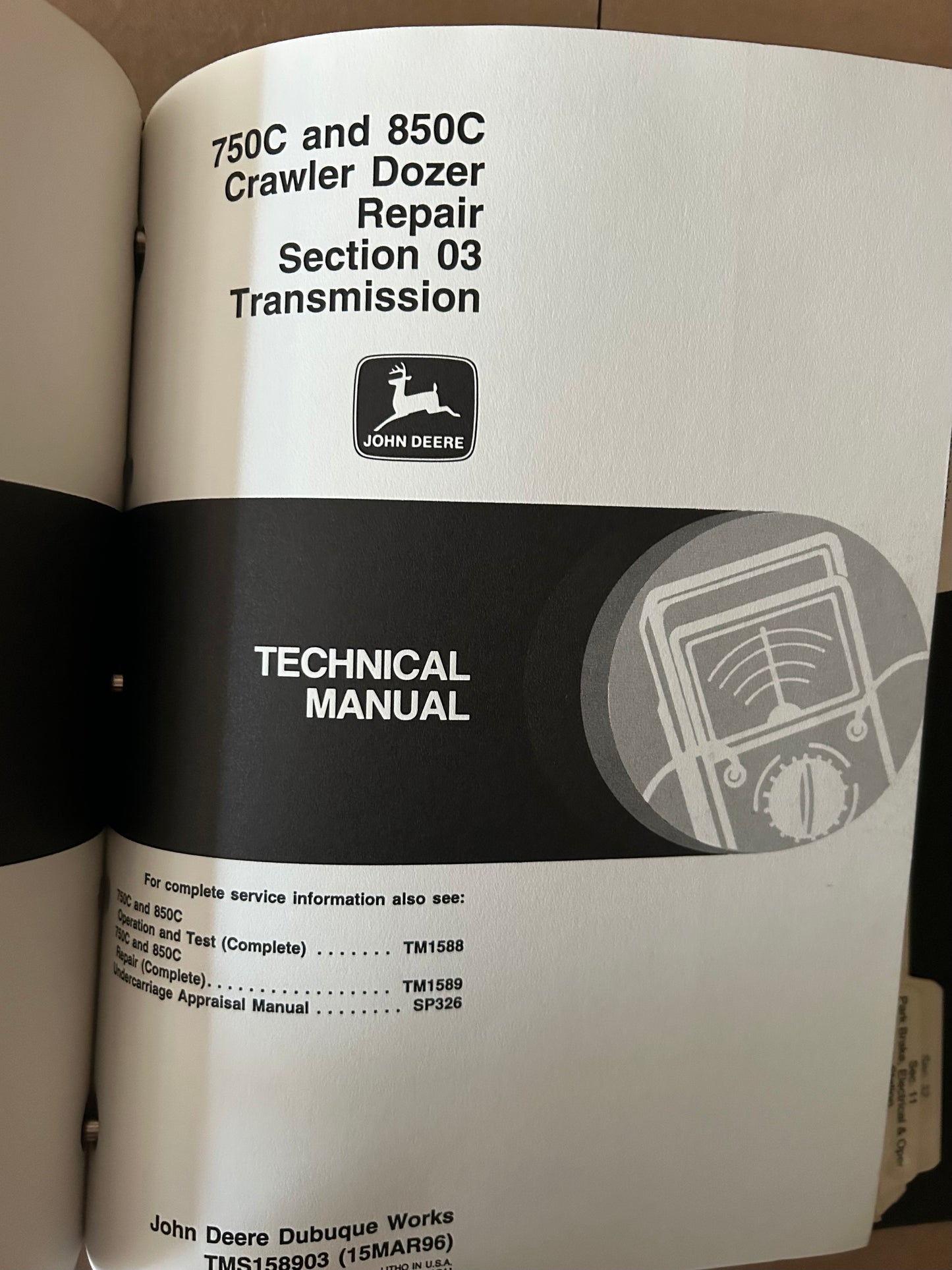 John Deere _ 750C & 850C Crawler Dozer _ Parts Catalog & Technical Manuals