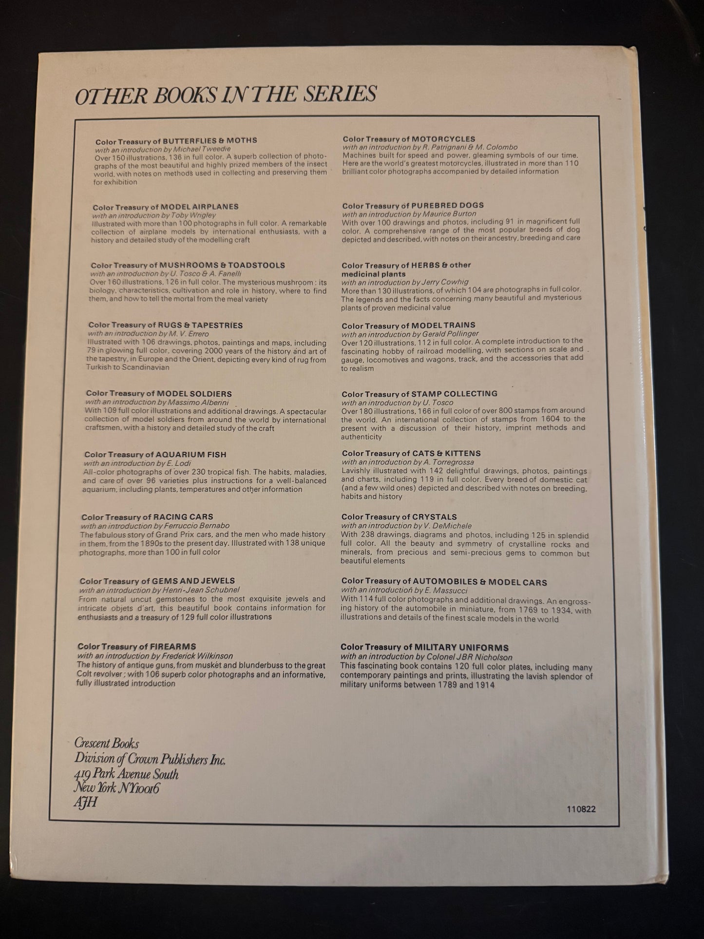 Color Treasury of Formula 1 Cars