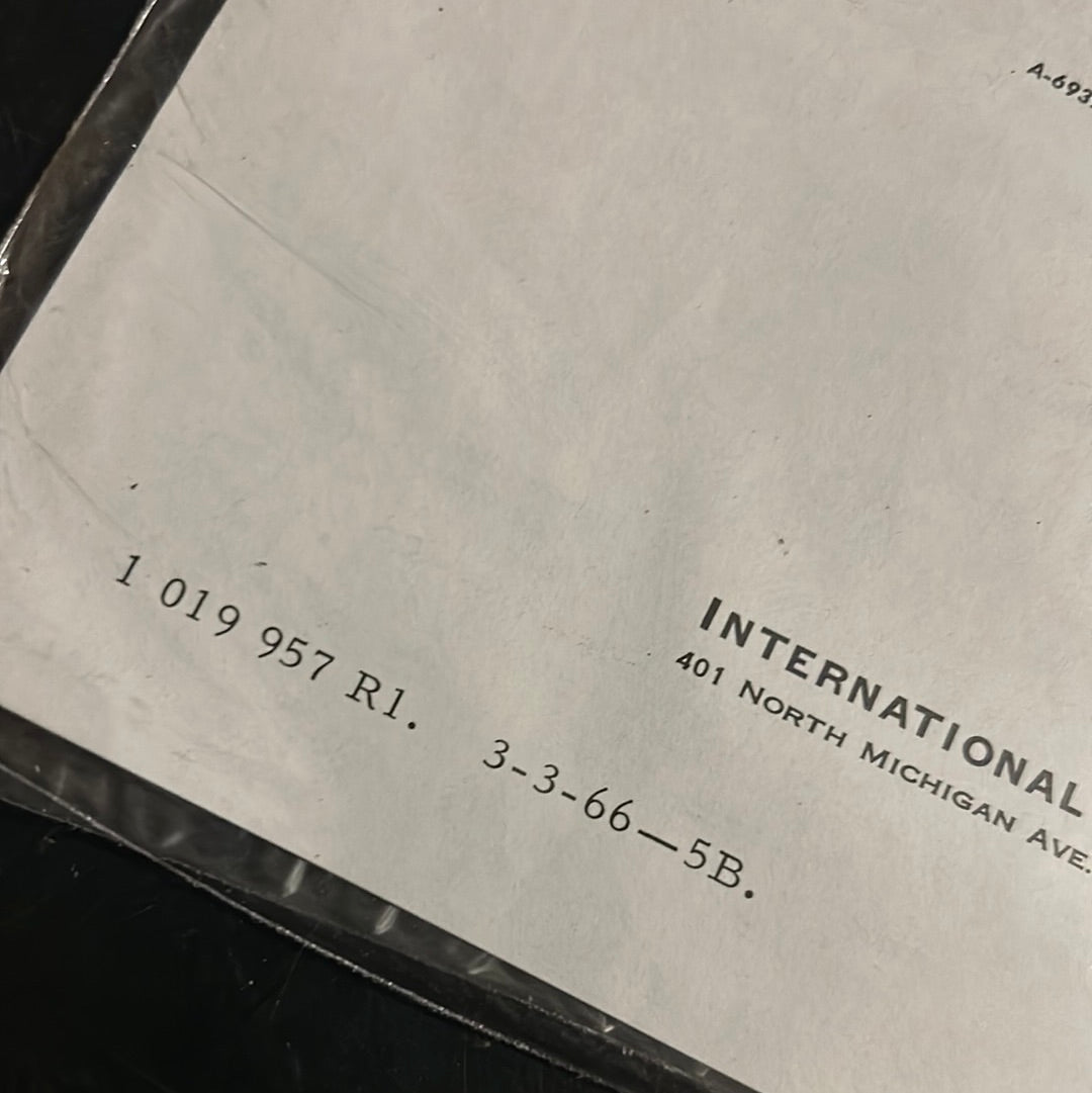 Single page Manuals, Supplements & Various Single Pages - IH & McCormick