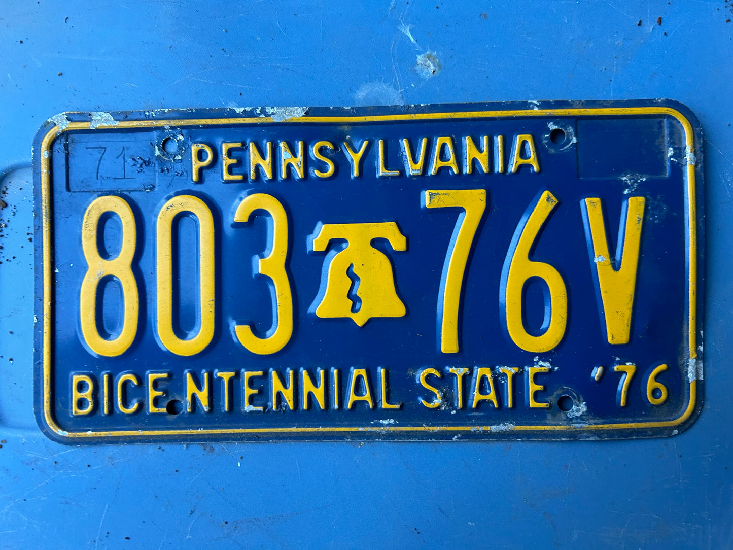 Vintage License Plates _ Pennsylvania Bicentennial ‘76