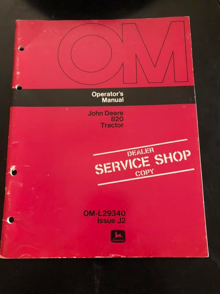 John Deere _ 820 Tractor _ Manual