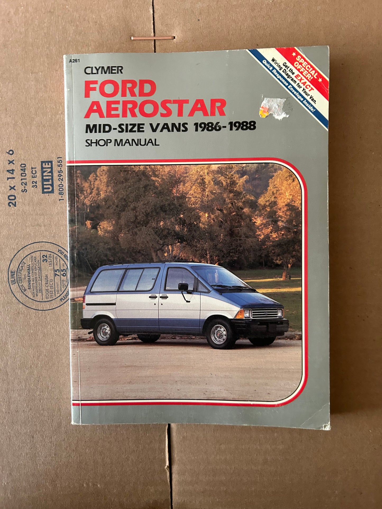 Clymer _ Ford Aerostar midsize Vans _ 1986-1988 Shop Manual