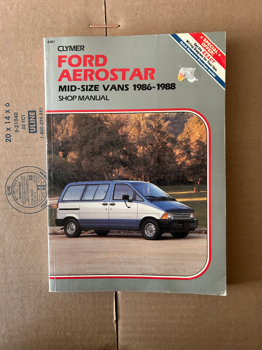 Clymer _ Ford Aerostar midsize Vans _ 1986-1988 Shop Manual