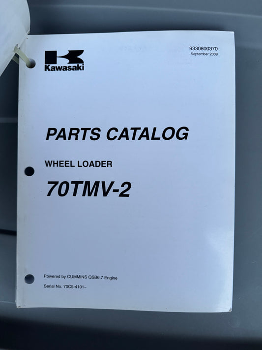 Kawasaki _ 70TMV-2 Wheel Loader _ Parts Catalog Sept 2008