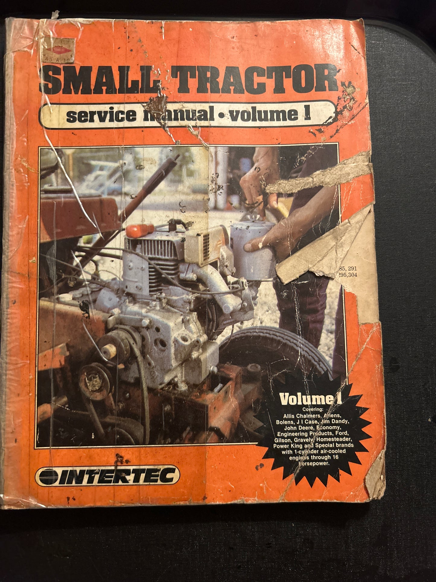 Small Tractor Service Manual _ multiple available
