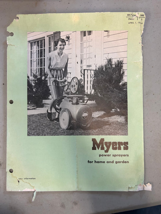 F.E. Myers & Bro co _power sprayers