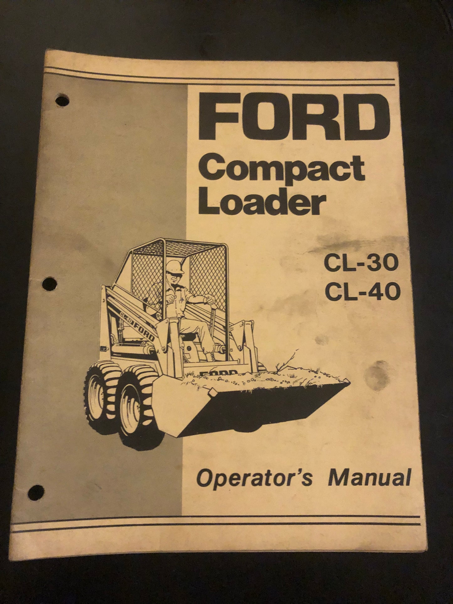 Ford _ compact loader CL-30 CL-40 _ Operator’s Manual