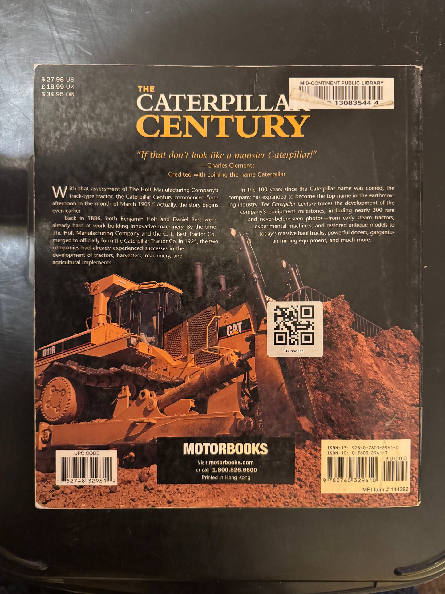 Caterpillar Century By Eric C. Orlemann