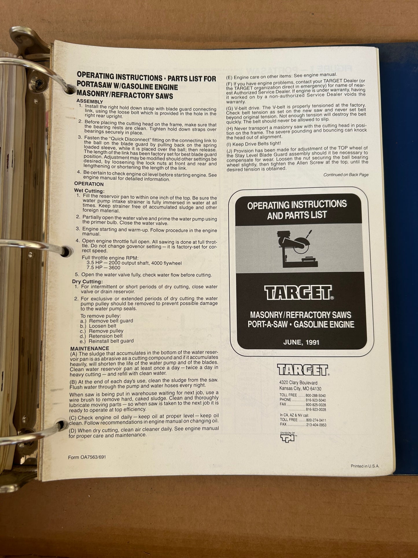 XANDER Target _ Saws & Etc Manuals vol 1