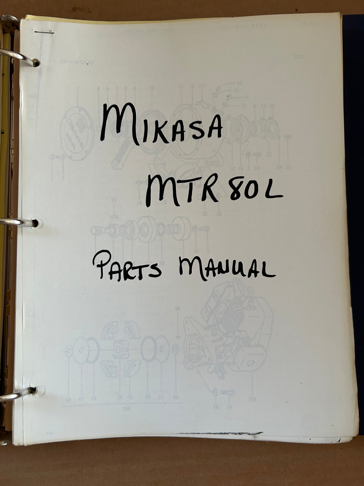 Mikasa _ Manuals Binder