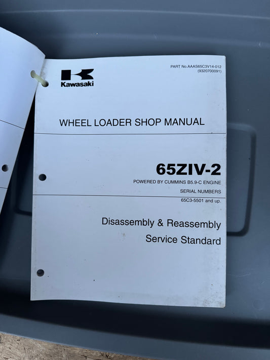 Kawasaki _ 65ZIV-2 Wheel Loader _ Disassembly & Reassembly Shop Manual