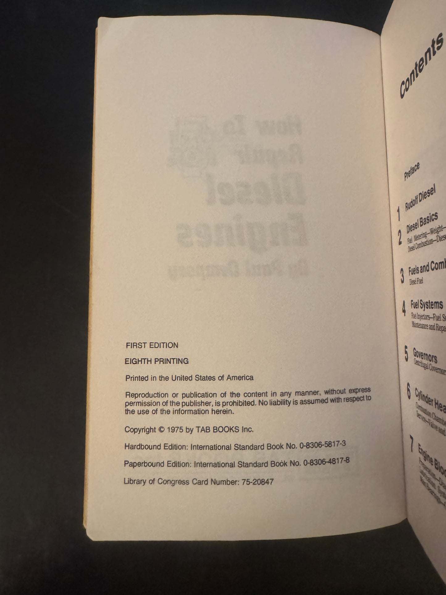 How To Repair Diesel Engine by Paul Dempsey