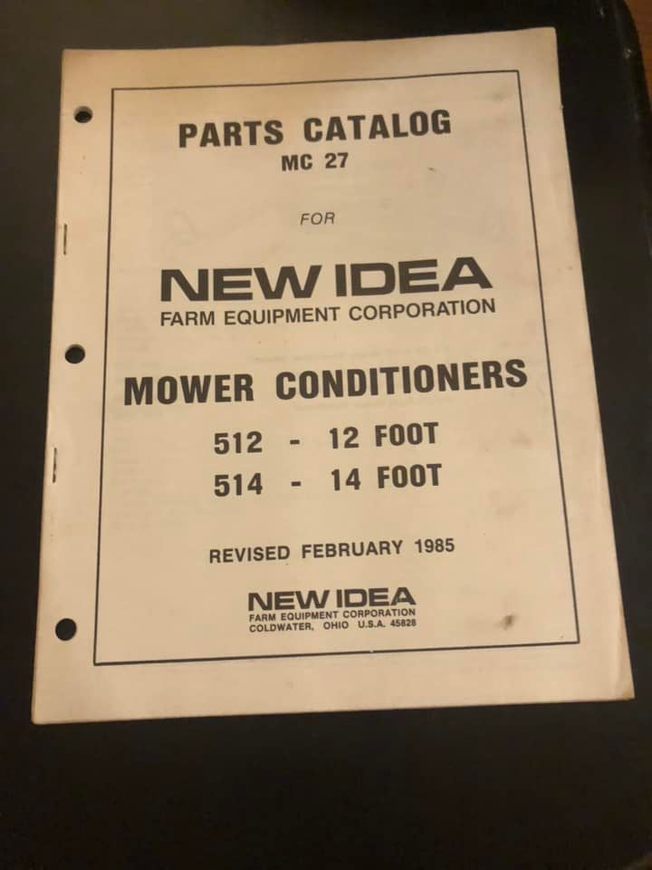 New Idea _ 512 & 514 Mower Conditioners MC-27 _ Parts Catalog