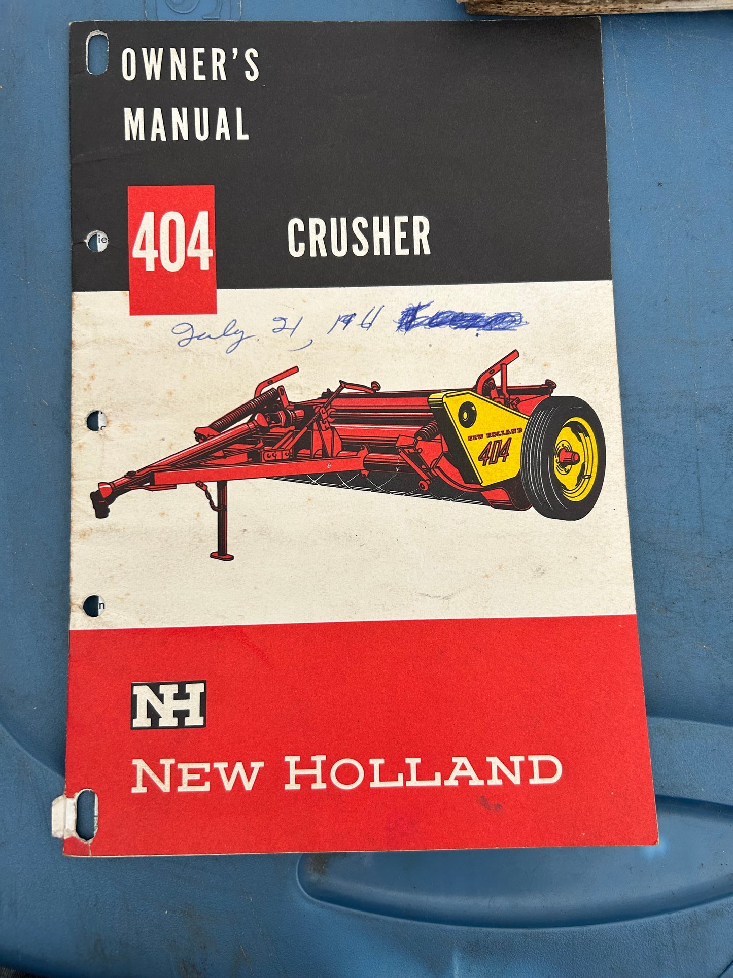New Holland - 404 Crusher - Owner's Manual