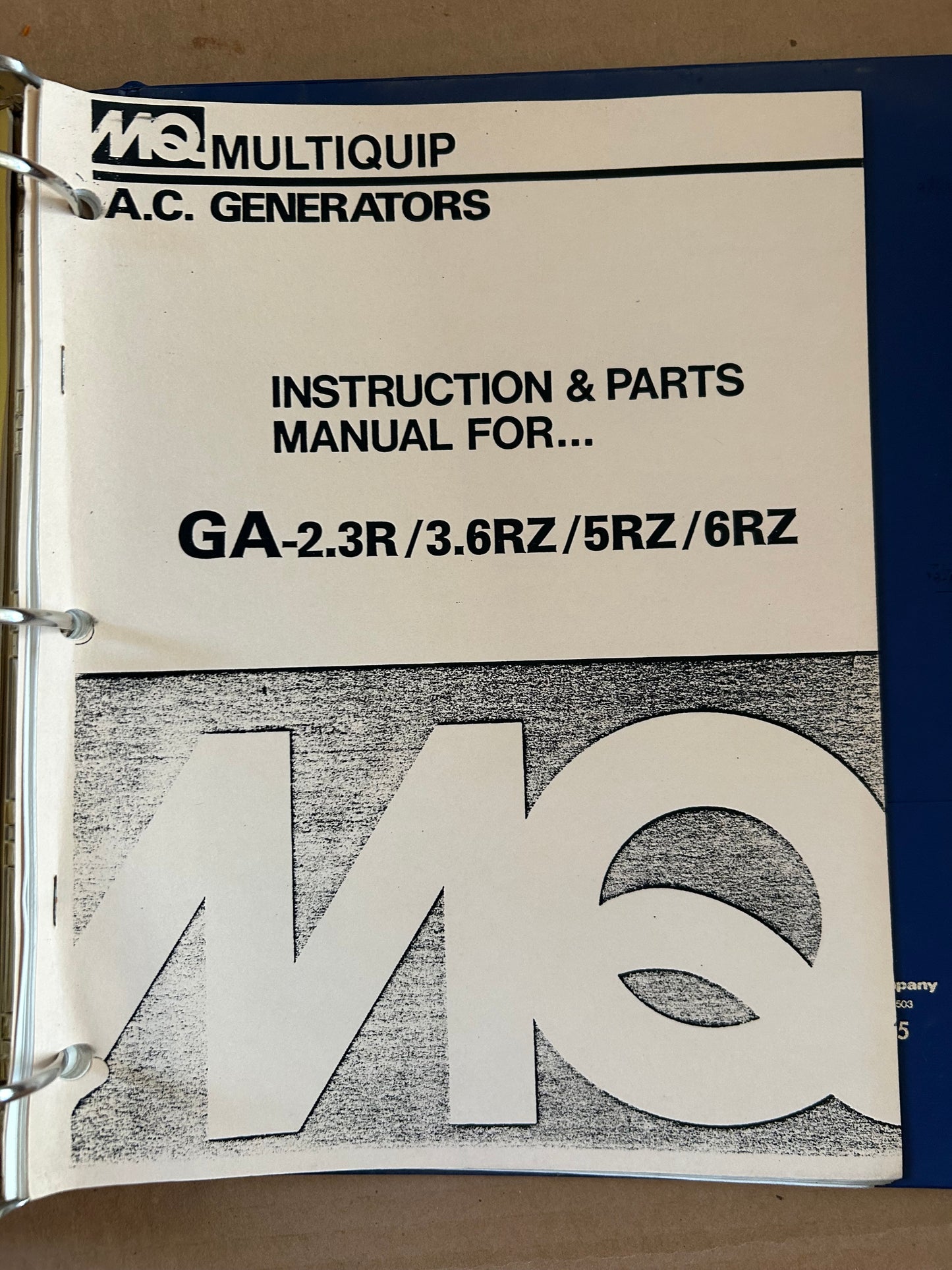 Mikasa _ Manuals Binder