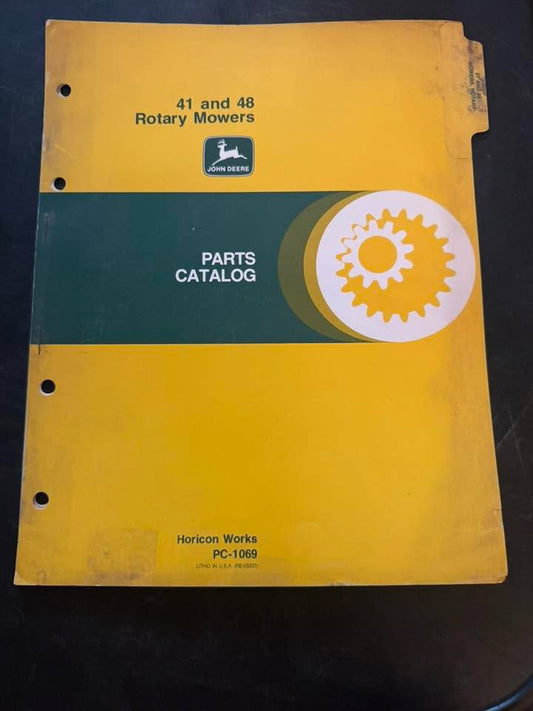 John Deere _ 41 & 48 Rotary Mowers _ Parts Catalog PC-1069