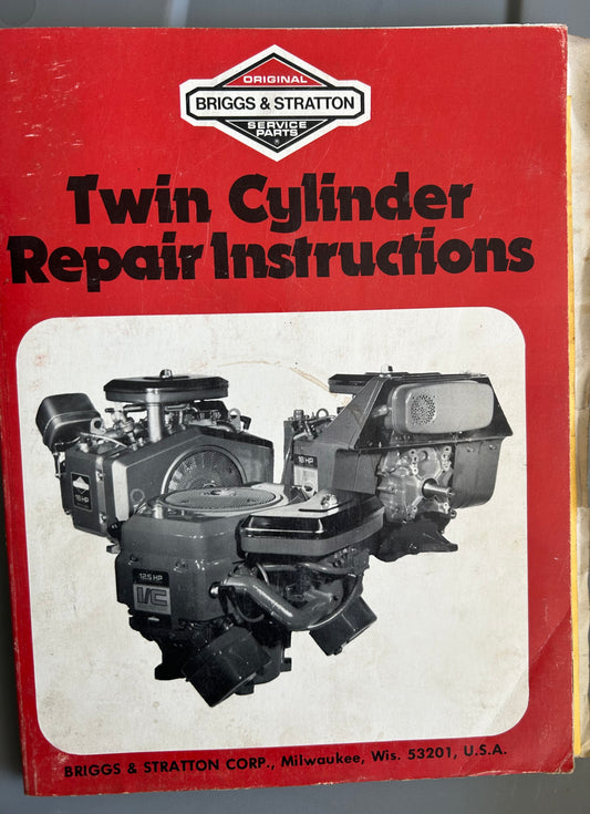 Briggs & Stratton Twin Cylinder Repair Instructions