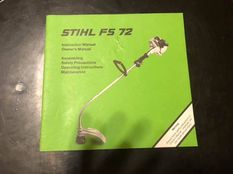 Stihl _ FS 72 Instructions & Owner’s Manual