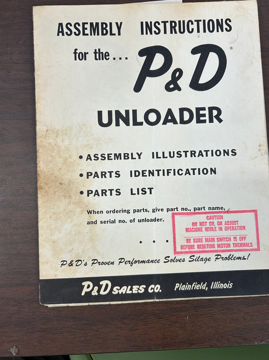 Assembly Instructions for P&D unloader _ packet & manuals