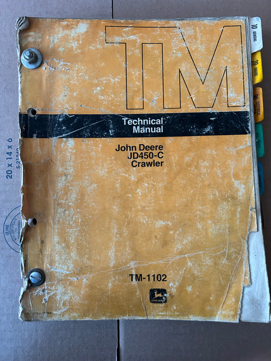 John Deere _ JD 450-C Crawler _ Technical Manual TM-1102
