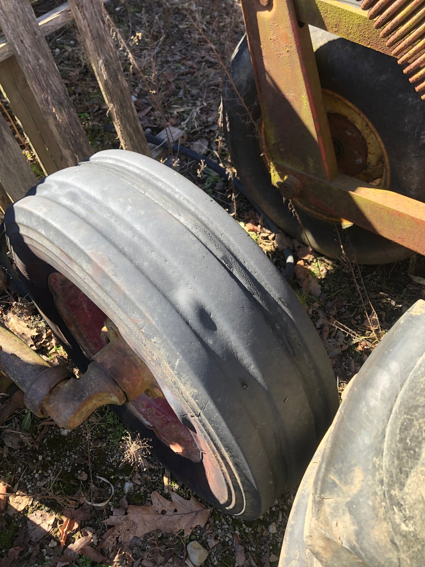 International 560 front wheels foam filled