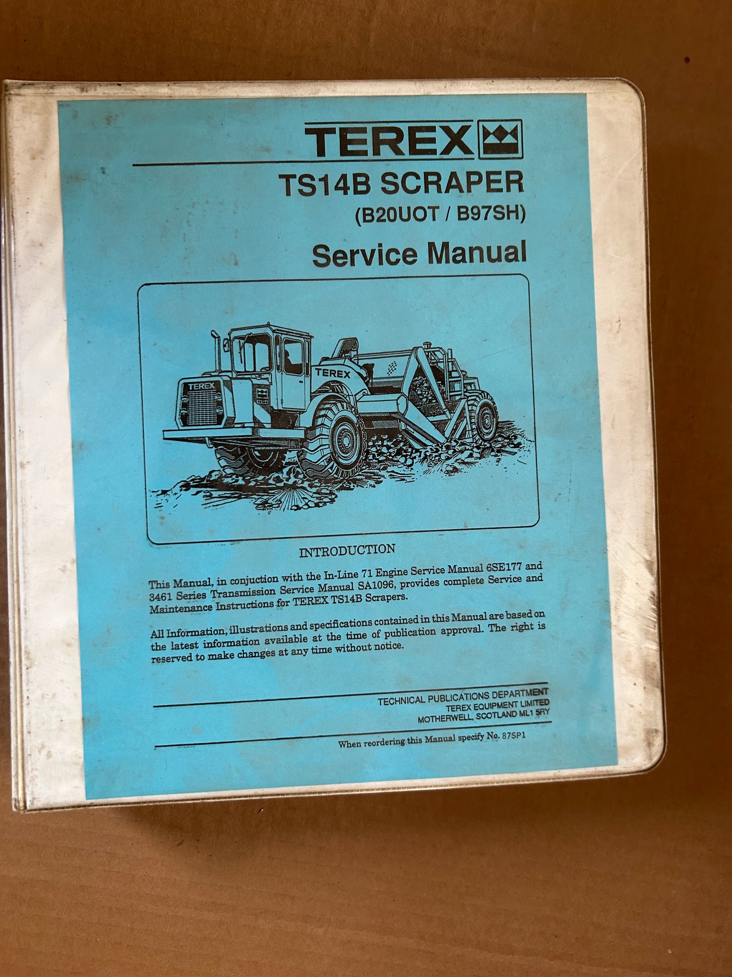 Terex _ TS14B Scraper _ Service Manual