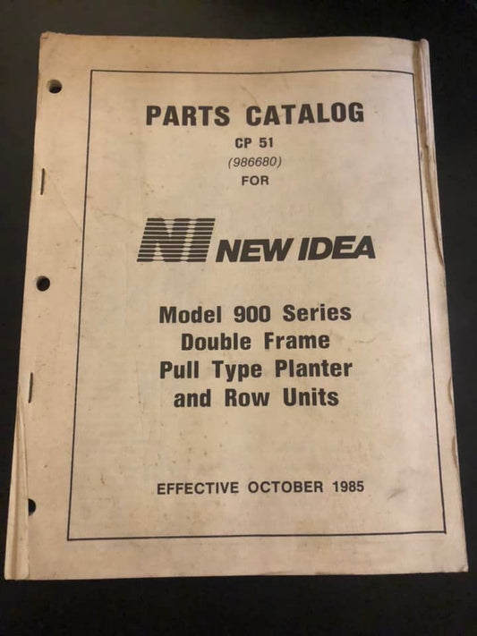 New Idea _ 900 Series Double Frame Pull-Type Planter CP-51 _ Parts Catalog