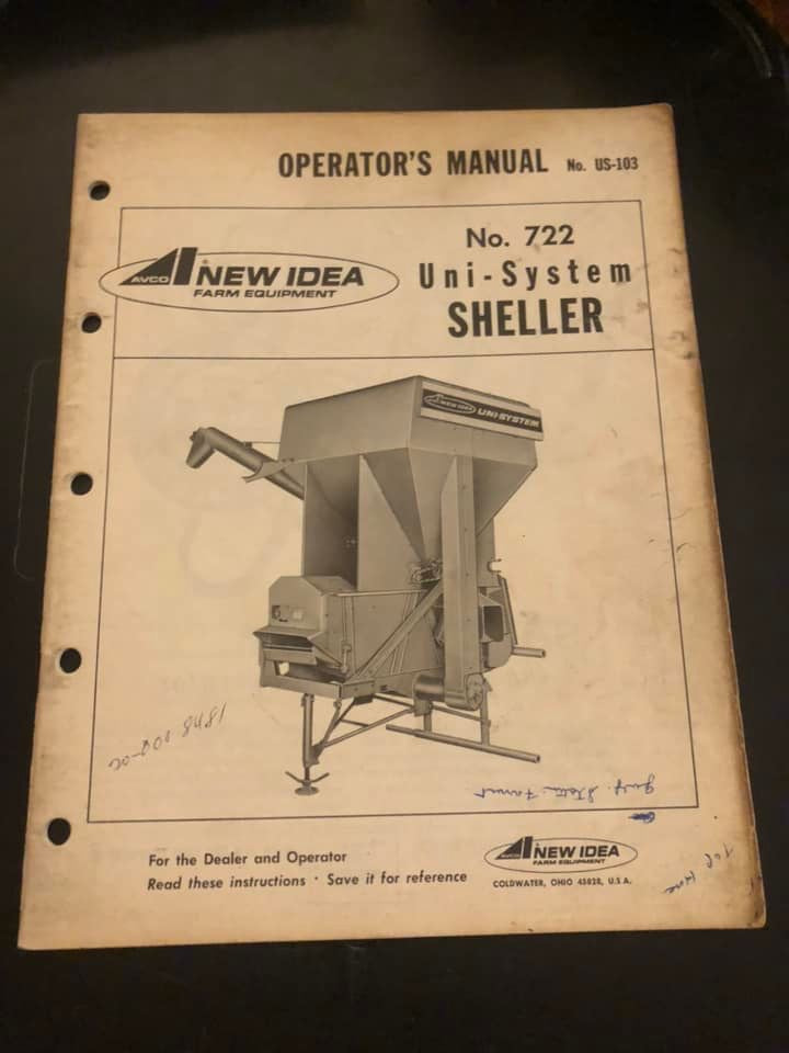 New Idea _  no 722 Uni-system Sheller US-103 _ Operator’s Manual