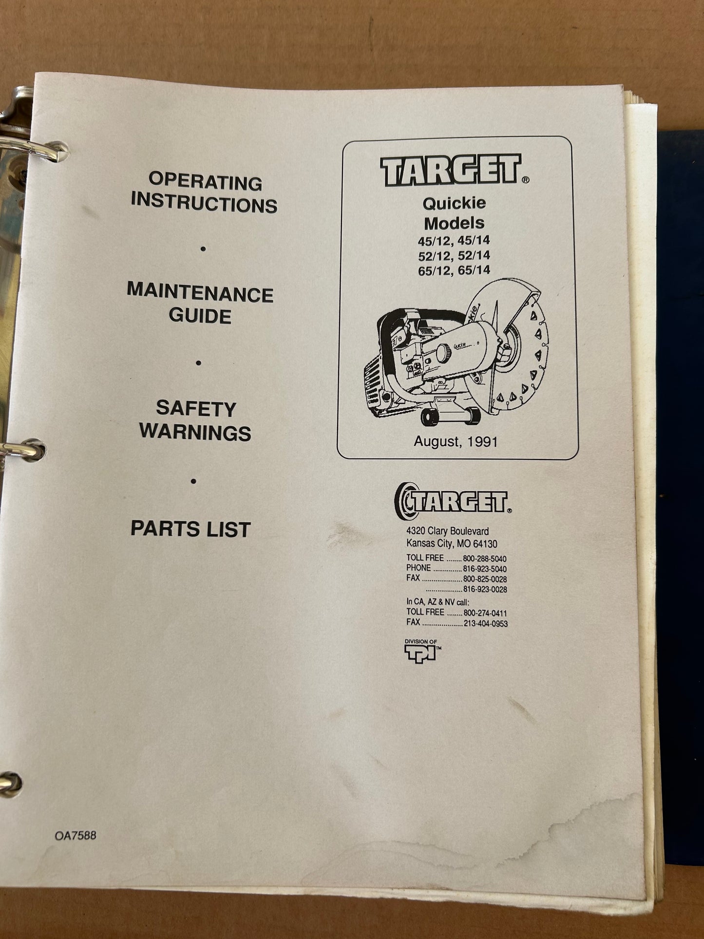 XANDER Target _ Saws & Etc Manuals vol 1