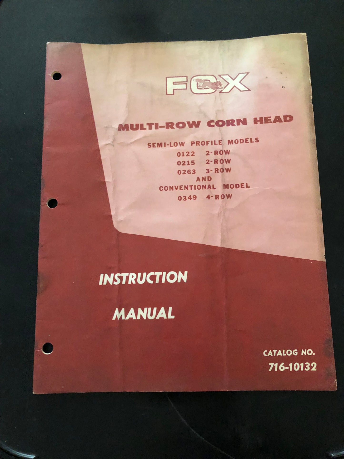 Fox _ Multi-Row Corn Head _ Instruction Manual no 716-10132