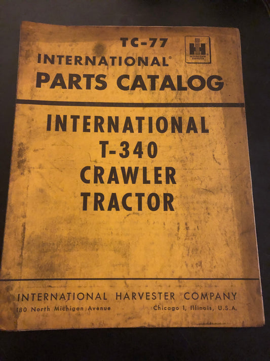 IH _ International T-340 Crawler Tractor _ Parts Catalog