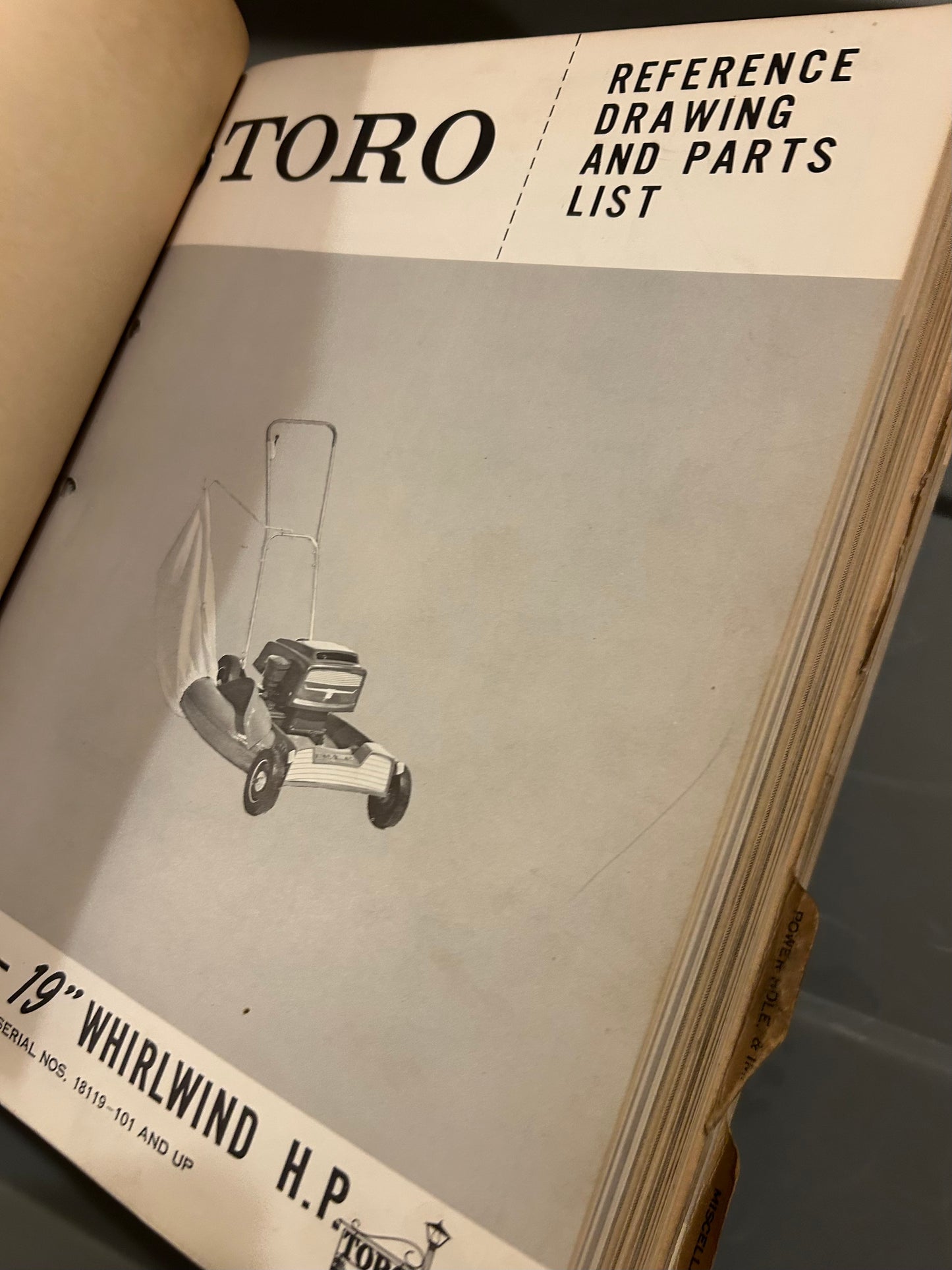 Toro Collection of manuals
