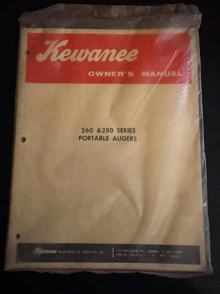 Kewanee _ 260 & 280 Portable Augers _ Owner’s Manual