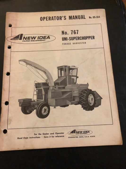 New Idea _ no 767 Uni-Superchopper US-164 _ Operator’s Manual