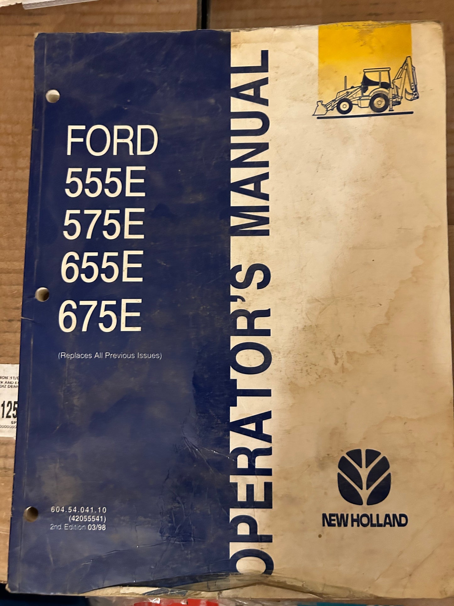 New Holland _ Ford 555E, 575E, 655E & 675E _ Operator’s Manual