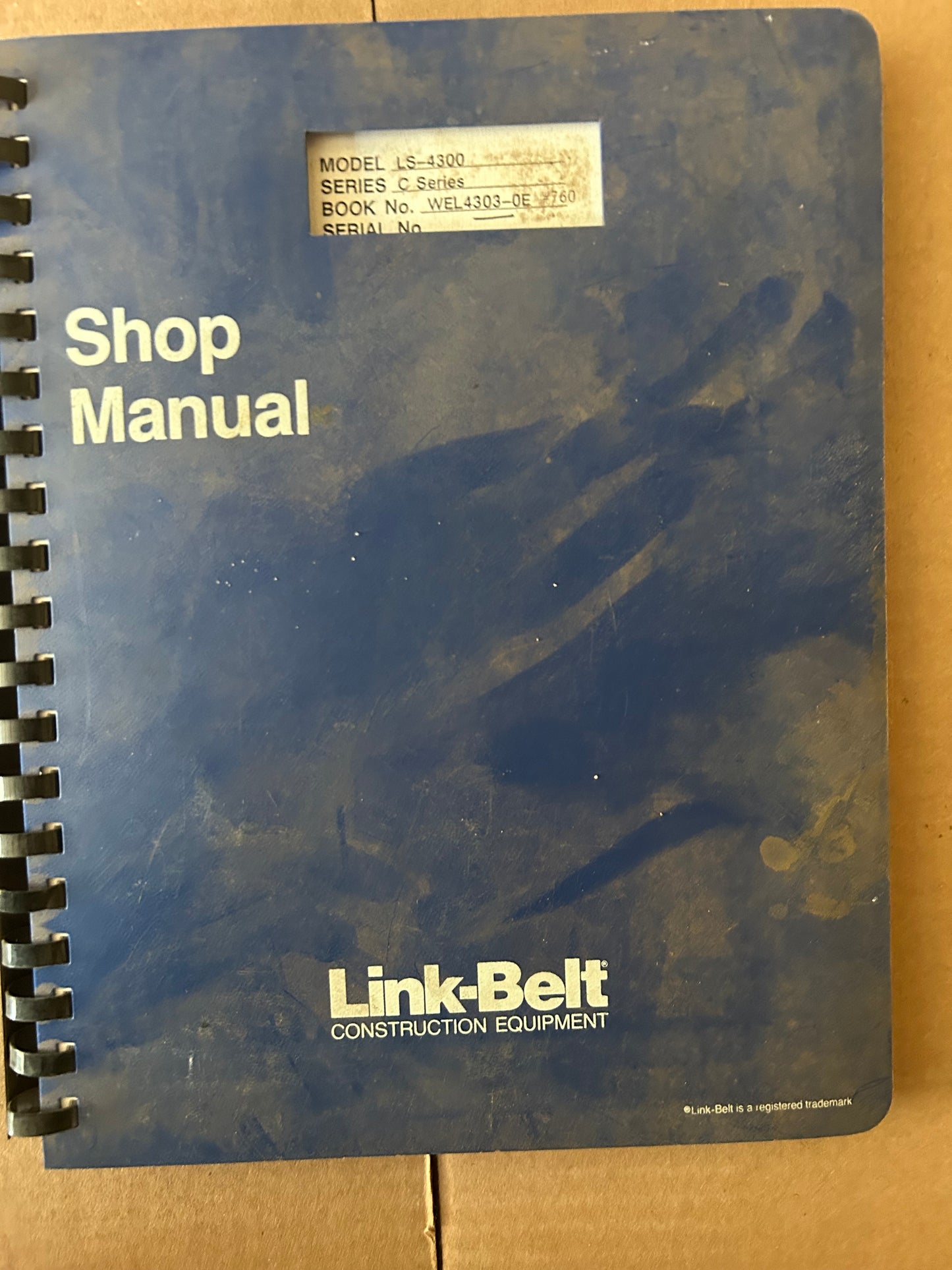 Link-Belt _ LS 4300 C Series 2 _ Shop Manual