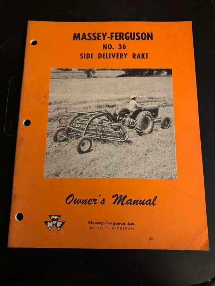 Massey-Ferguson _ no 36 Side Delivery Rake _ Owner’s Manual