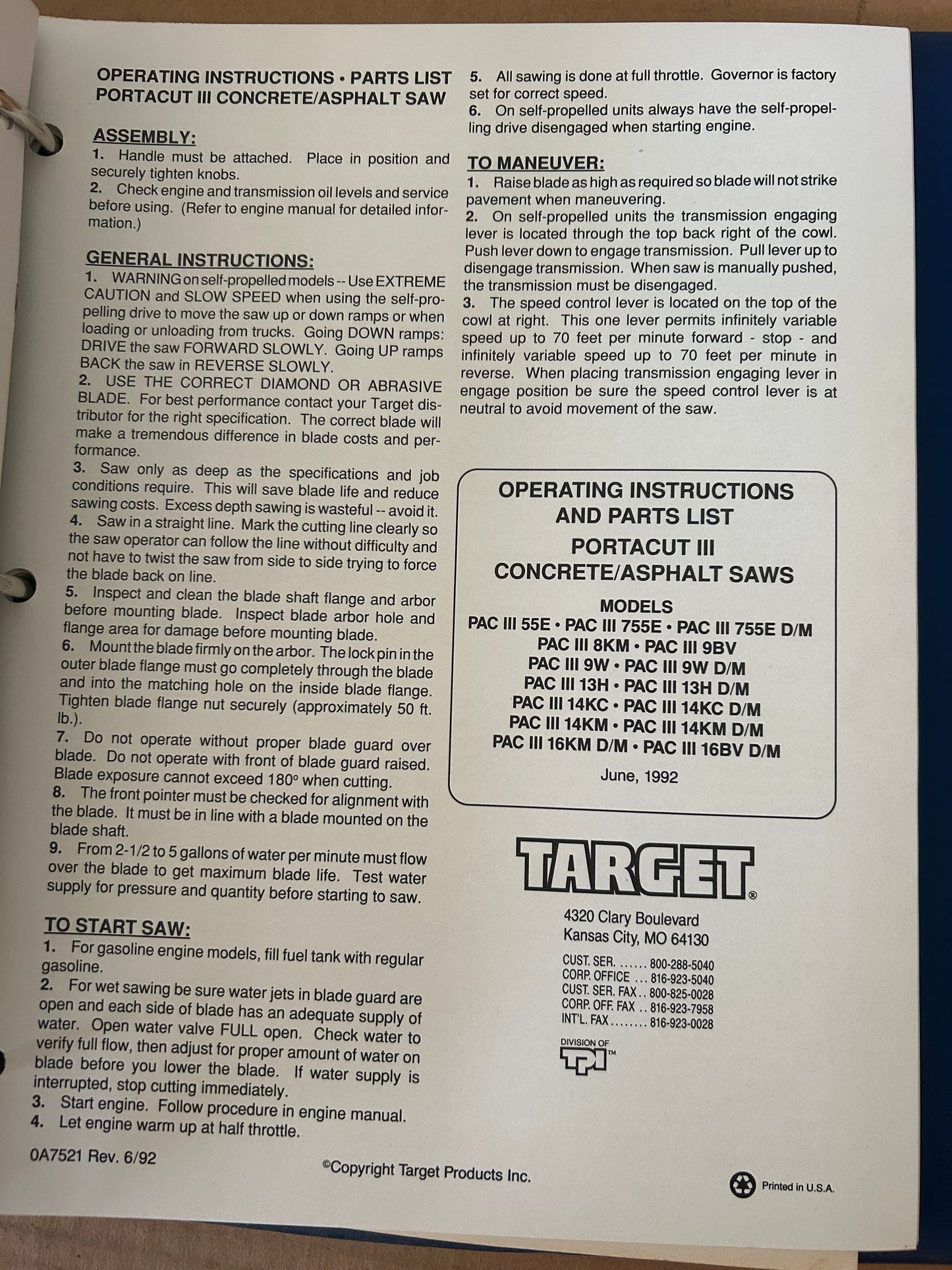 XANDER Target _ Saws & Etc Manuals vol 2