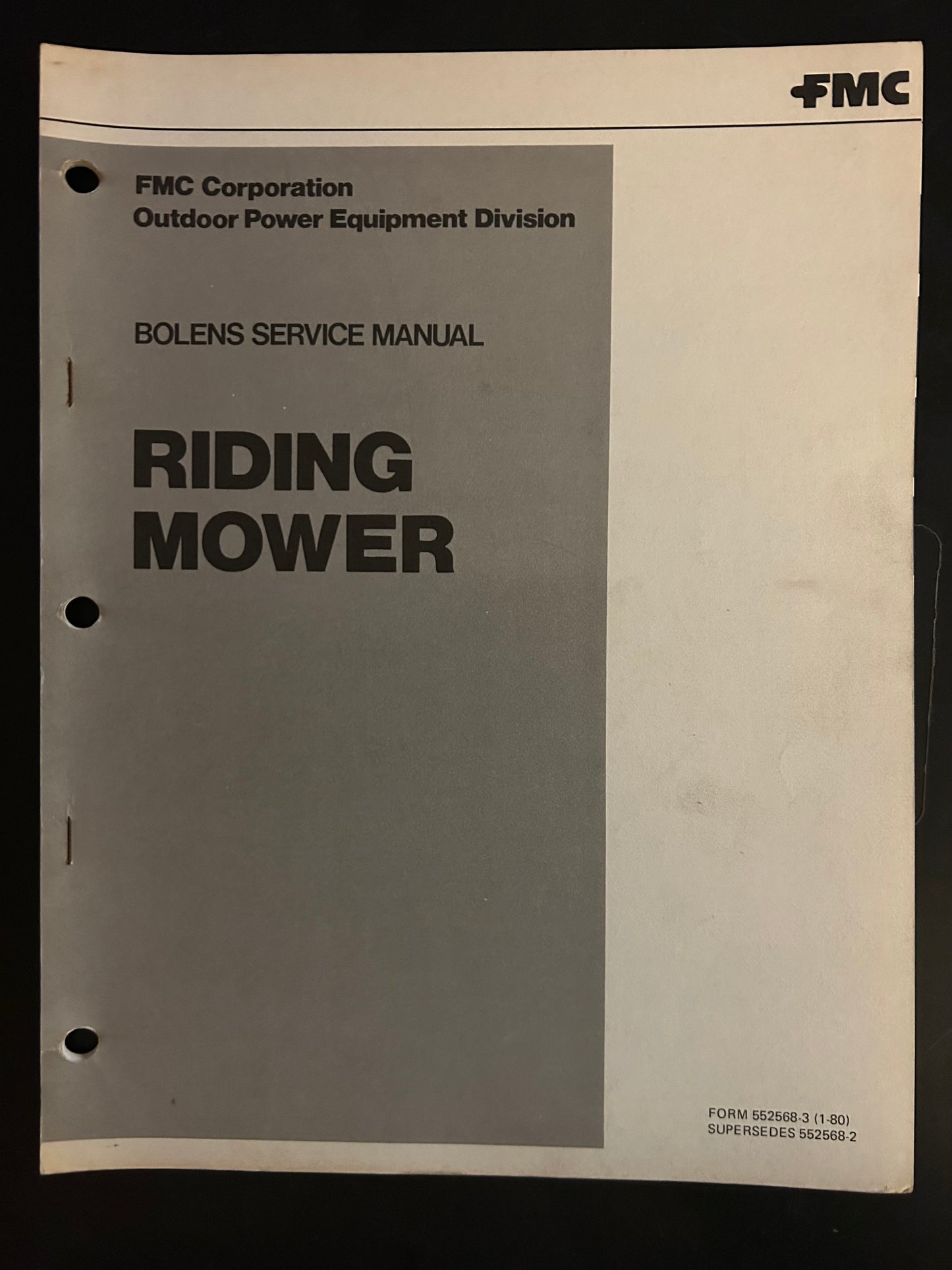Bolens _ Riding Mower _ Service Manual