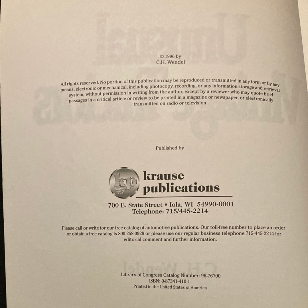 Unusual Vintage Tractors by C.H. Wendel