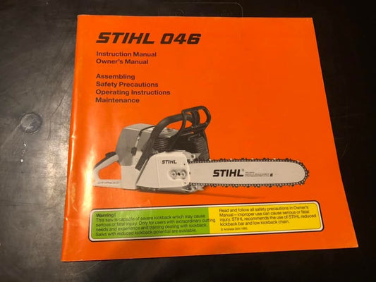 Stihl _ 046 Instructions & Owner’s Manual