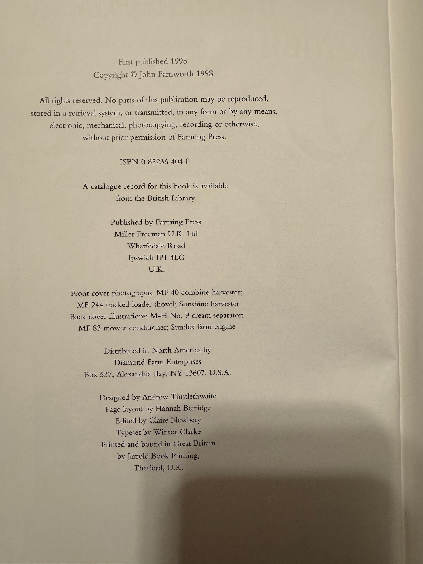 The Massey Legacy Volume Two By John Farnworth