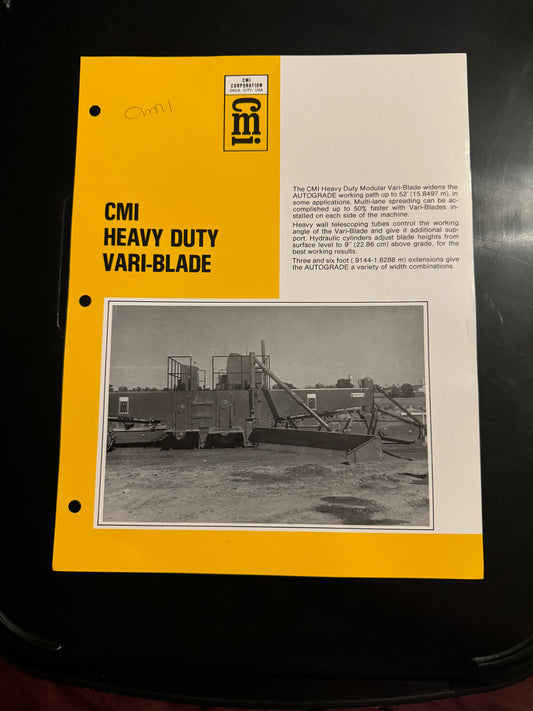 CMI _ Heavy Duty Vari Blade