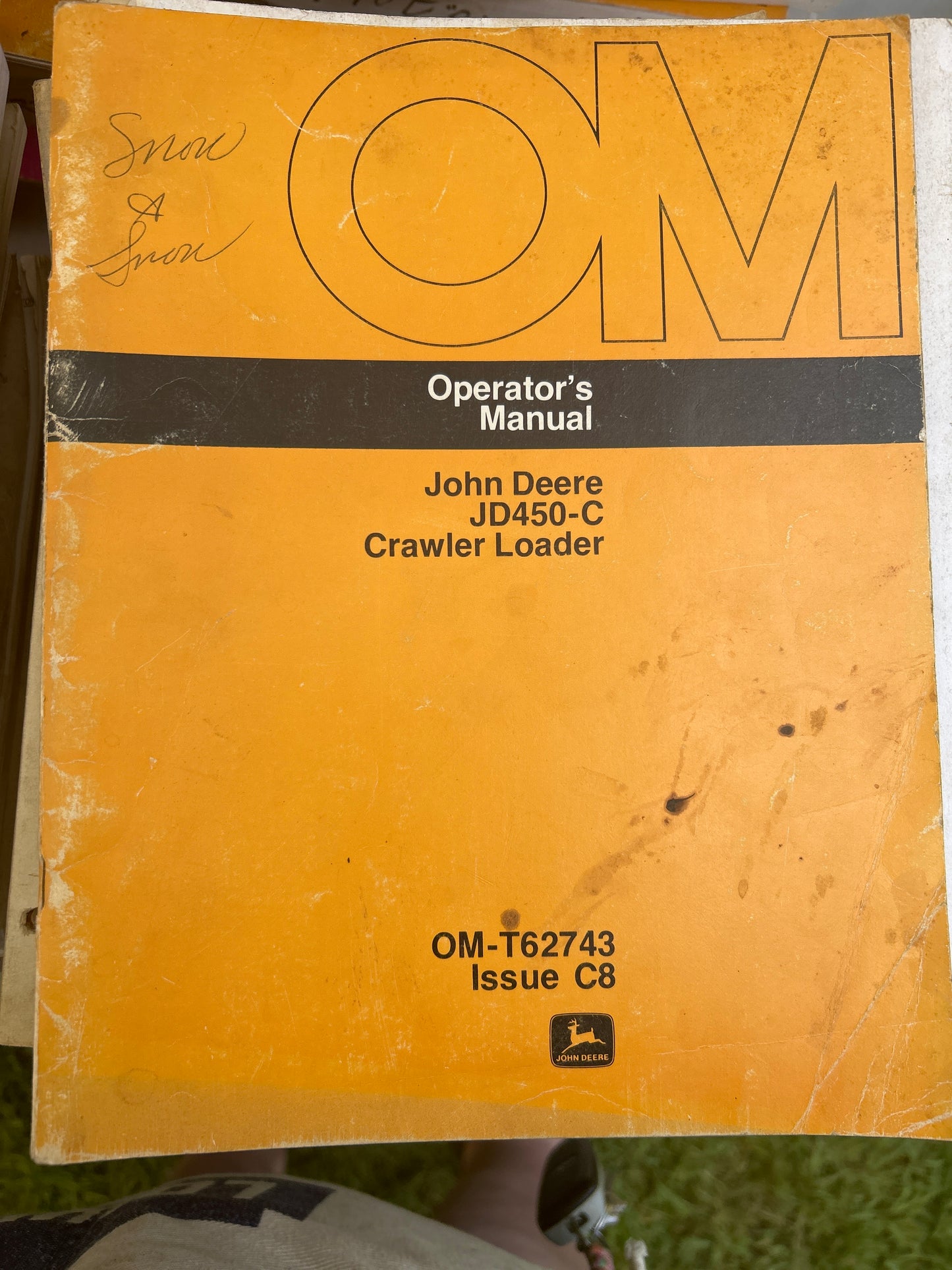 John Deere _ JD450-C Crawler Bulldozer _ Operator’s Manual