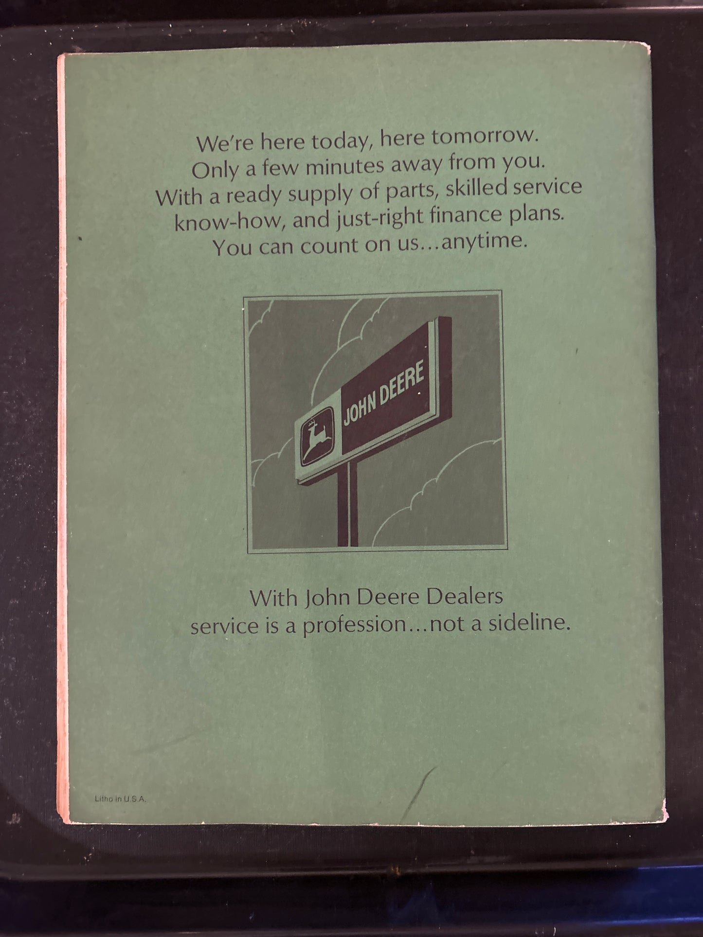 John Deere _ 1240 Planter _ Operator's Manual OM-B25565 Issue H1