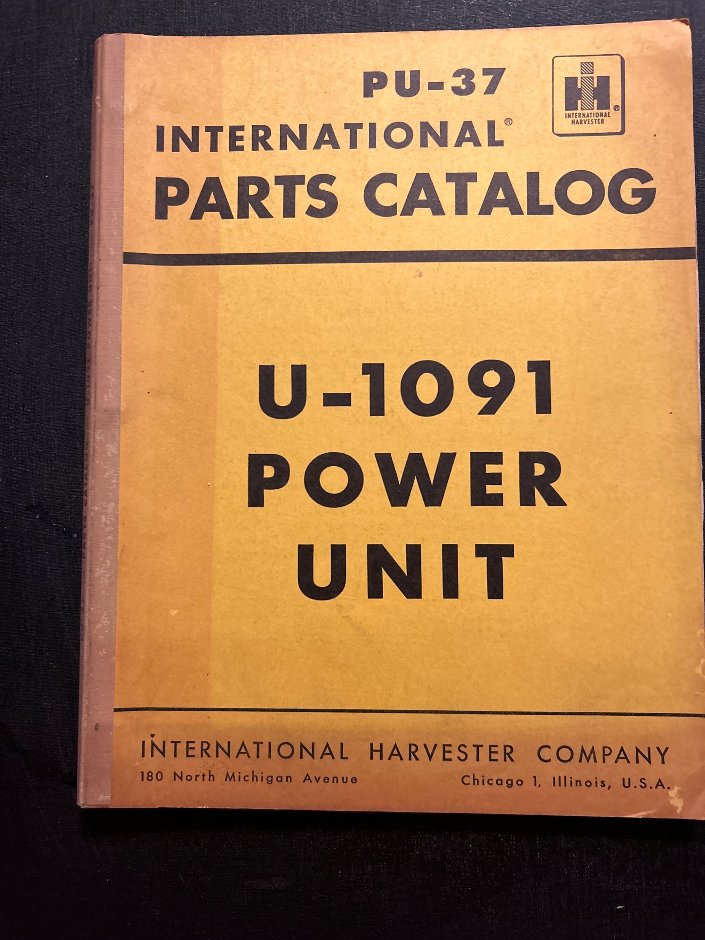 IH _ U-1091 Power Unit _ Parts Catalog PU-37