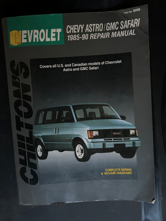 Chevrolet _ Chevy Astro, GMC Safari _ 1985-90 _ Chilton’s Repair Manual